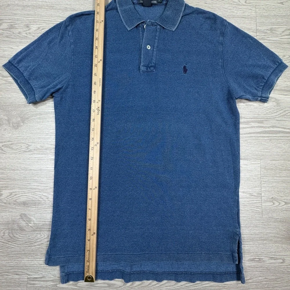 Polo Ralph Lauren Men's Polo Shirt Blue Small Short Sleeve Cotton Pique‎ Logo